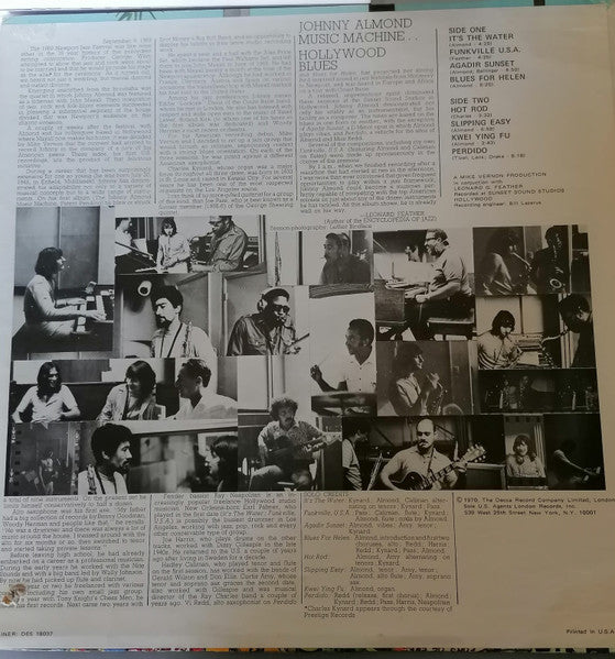 Johnny Almond Music Machine : Hollywood Blues (LP, Album)