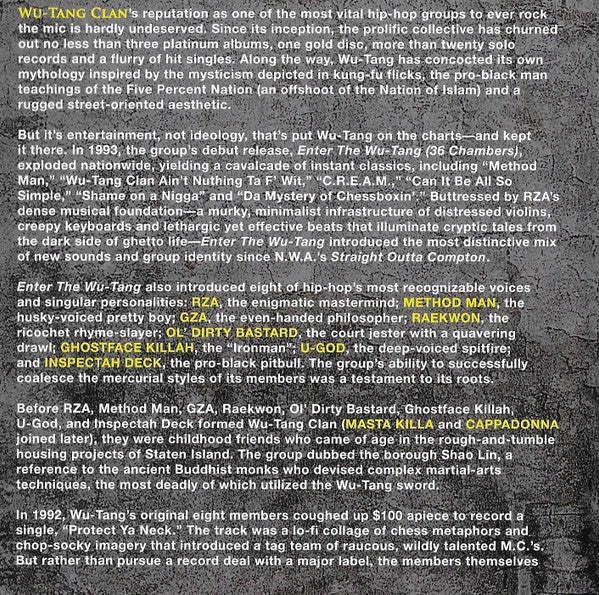Wu-Tang Clan : Legend Of The Wu-Tang: Wu-Tang Clan's Greatest Hits (CD, Comp, RP)