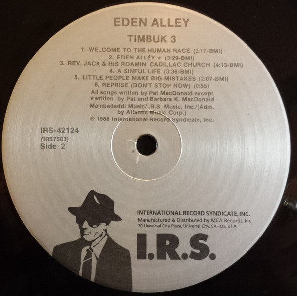 Timbuk 3 : Eden Alley (LP, Album, Pin)