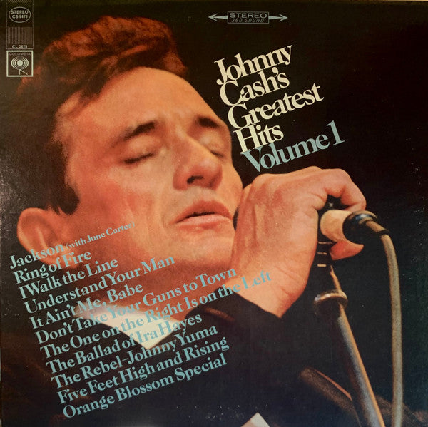 Johnny Cash : Johnny Cash's Greatest Hits (Volume 1) (LP, Comp, San)