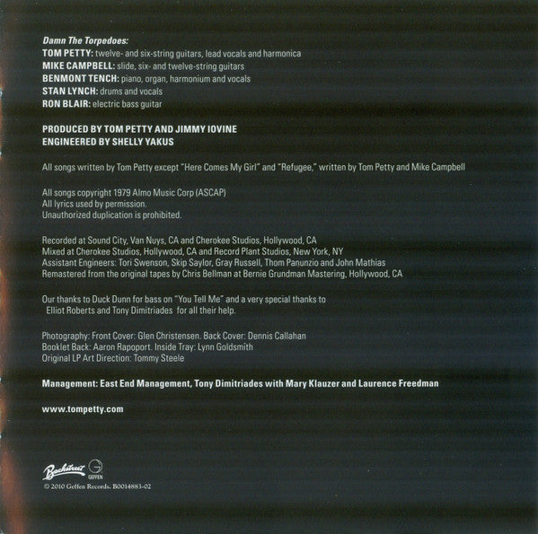 Tom Petty And The Heartbreakers : Damn The Torpedoes (CD, Album, RE, RM)