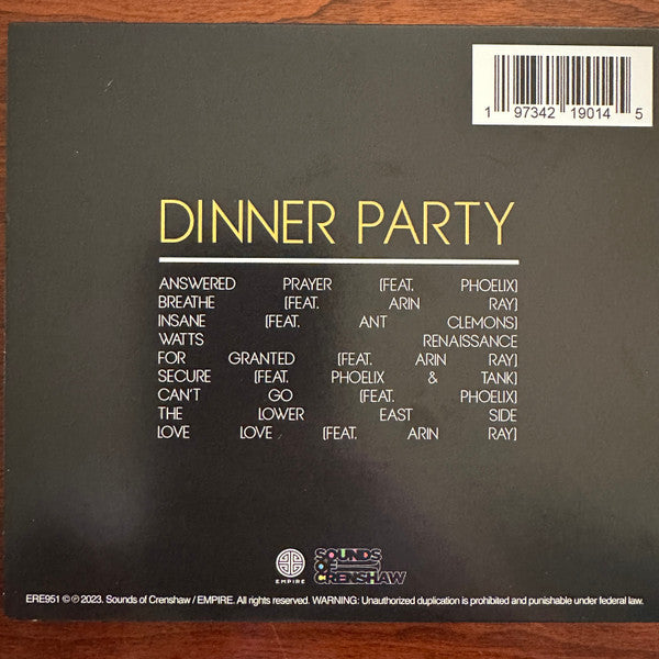 Dinner Party (2) : Enigmatic Society (CD, Album)