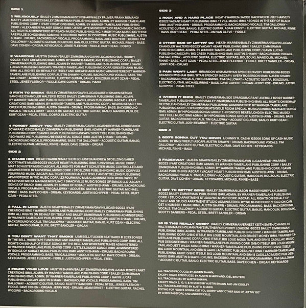 Bailey Zimmerman : Religiously The Album (2xLP, Album, Whi)