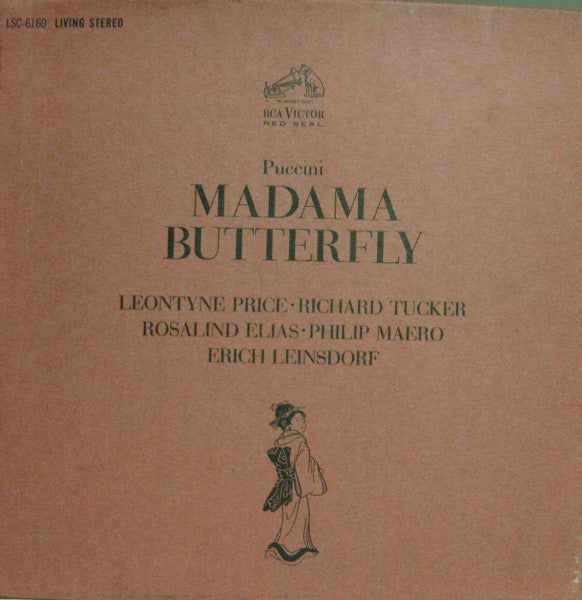 Puccini* - Leontyne Price • Richard Tucker (2), Rosalind Elias • Philip Maero, Erich Leinsdorf : Madama Butterfly (3xLP + Box)