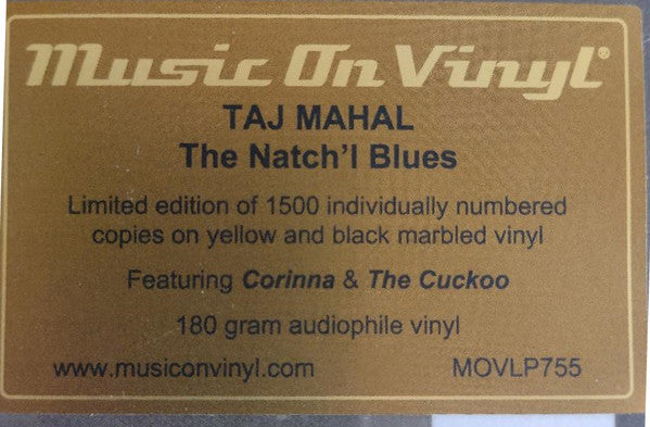 Taj Mahal : The Natch'l Blues (LP, Album, Ltd, Num, RE, Yel)