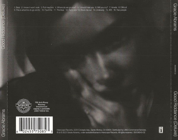 Gracie Abrams : Good Riddance (CD, Album, Dlx)