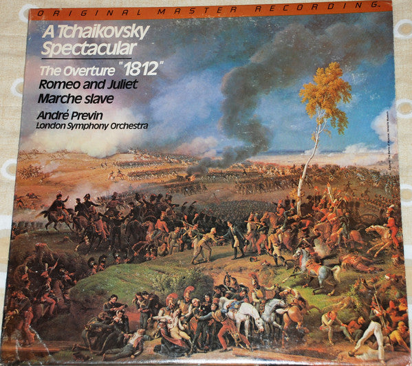 London Symphony Orchestra Conducted By André Previn : A Tchaikovsky Spectacular (LP, Album, RE)