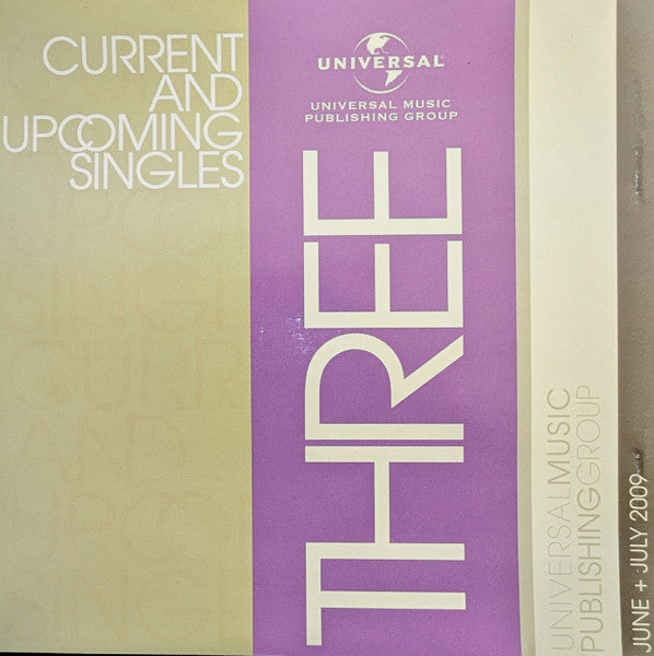 Various : Current And Upcoming Singles 3 June/July 2009 (CD, Promo)