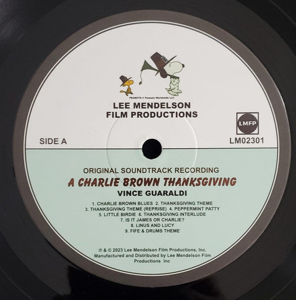 Vince Guaraldi Quintet : A Charlie Brown Thanksgiving (LP, S/Edition, 50t)