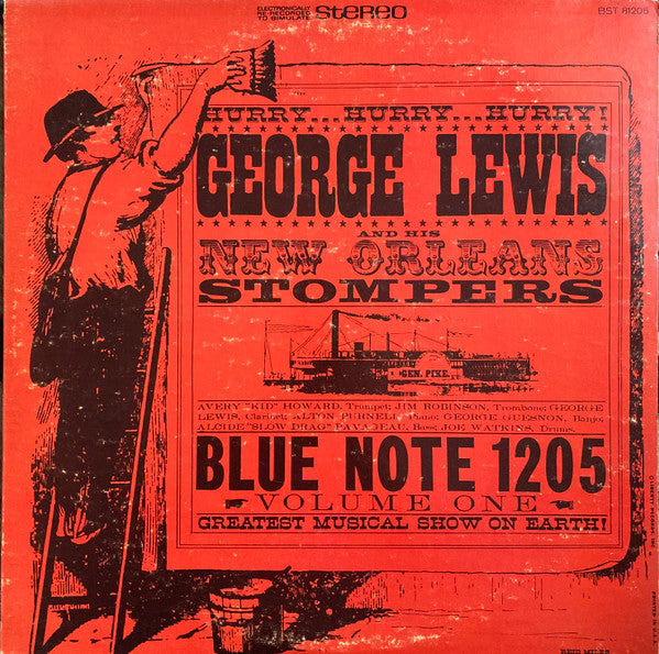 George Lewis And His New Orleans Stompers : George Lewis And His New Orleans Stompers (Volume 1) (LP, RE)