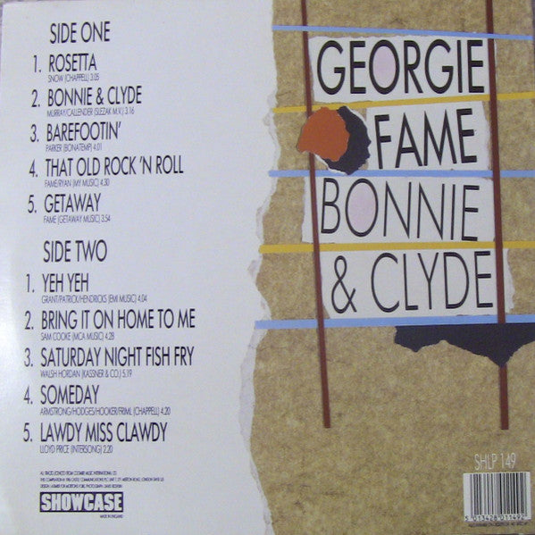 Georgie Fame : Bonnie & Clyde (LP, RE)
