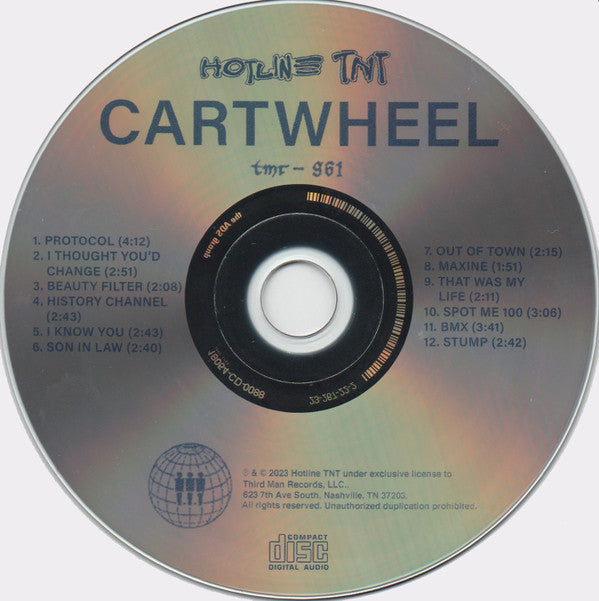 Hotline TNT : Cartwheel (CD, Album)