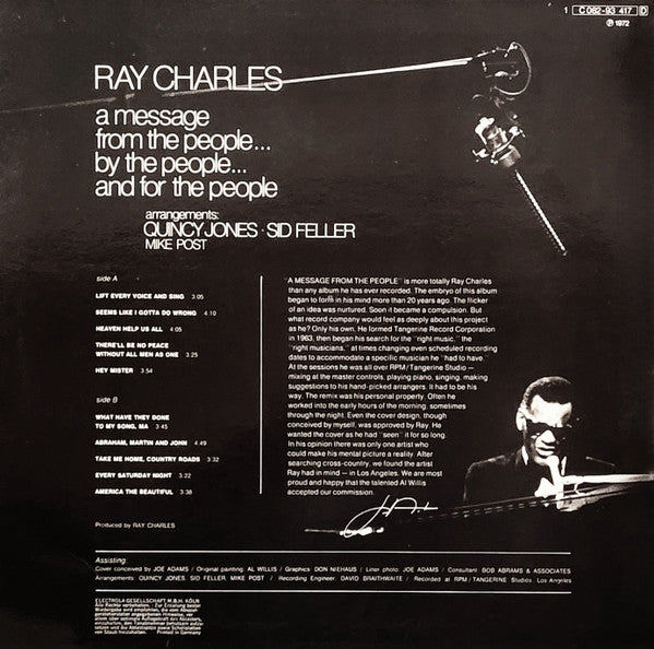 Ray Charles : A Message From The People (LP, Album)
