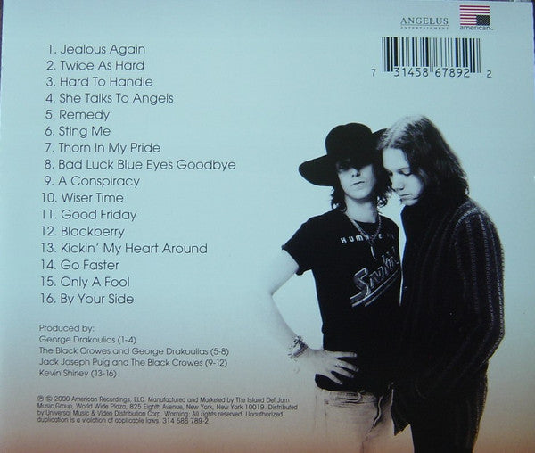 The Black Crowes : Greatest Hits 1990-1999 (A Tribute To A Work In Progress) (CD, Comp)