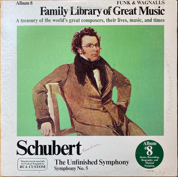 Schubert* : The Unfinished Symphony - Symphony No. 5 (LP, Album)
