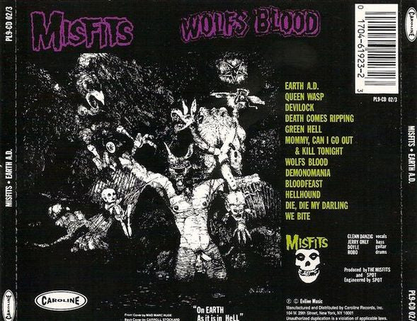 Misfits : Earth A.D. (CD, Album, RP)