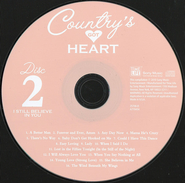 Various : Country's Got Heart - I Still Believe In You (2xCD, Comp)
