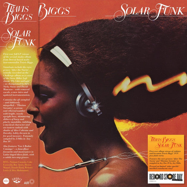 Travis Biggs : Solar Funk (LP, Album, RSD, Ltd, RE, Mar)