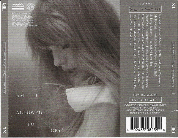 Taylor Swift : The Tortured Poets Department (CD, Album, Dlx, "Th)