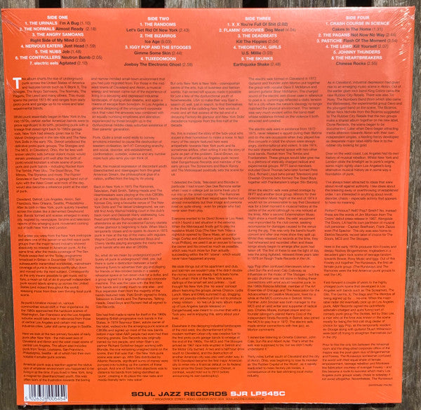 Various : Punk 45: Kill The Hippies! Kill Yourself! The American Nation Destroys Its Young (Underground Punk In The United States Of America, 1973-1980 Vol. 1) (2xLP, RSD, Comp, Ltd, RE, Ora)