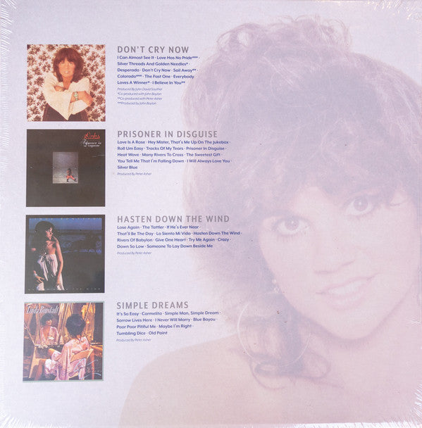 Linda Ronstadt : The Asylum Years 1973 - 1977 (LP, Album, RE + LP, Album, RE + LP, Album, RE + LP)
