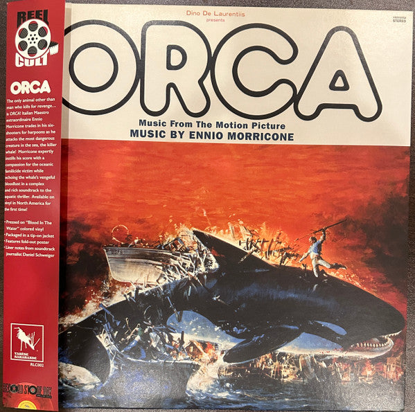 Ennio Morricone : Orca (Music From The Motion Picture) (LP, Album, RSD, RE, Red)
