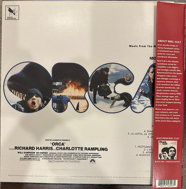 Ennio Morricone : Orca (Music From The Motion Picture) (LP, Album, RSD, RE, Red)