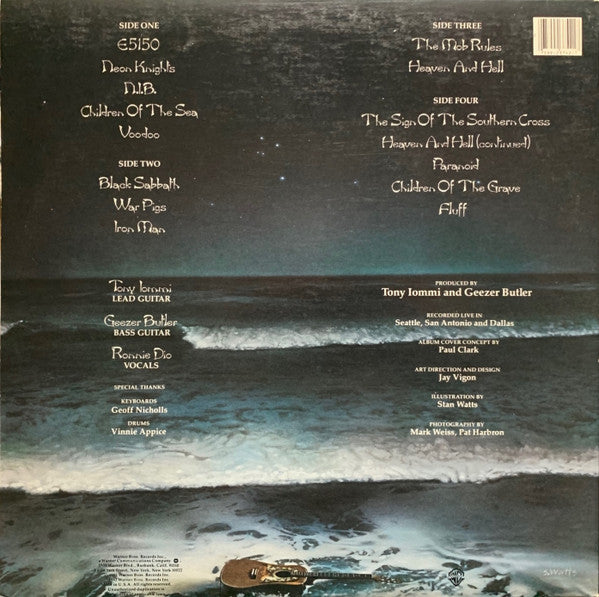 Black Sabbath : Live Evil (2xLP, Album, Gat)