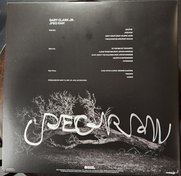 Gary Clark Jr. : JPEG RAW (LP, Col + LP, S/Sided, Etch, Col + Album)