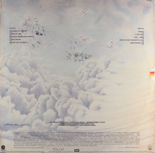 Lori Lieberman : A Piece Of Time (LP, Album, Win)