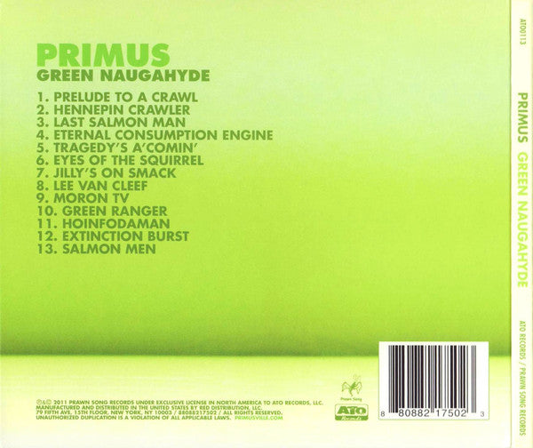 Primus : Green Naugahyde (CD, Album, Dig)
