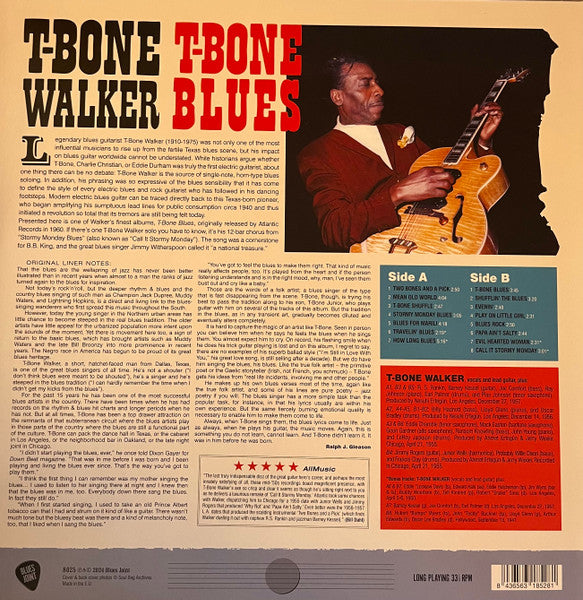 T-Bone Walker : T-Bone Blues (LP, Ltd, RE, 180)