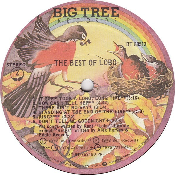 Lobo (3) : The Best Of Lobo (LP, Comp, RP, PR )