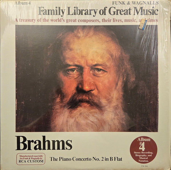Brahms* : The Piano Concerto No. 2 In B Flat (LP, Album, Ind)