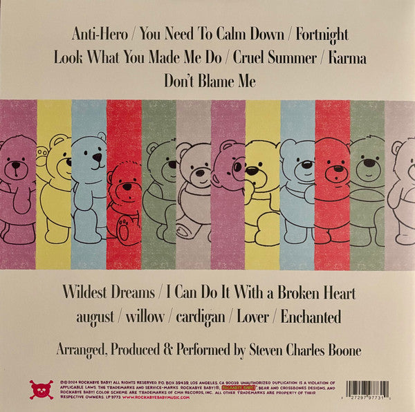 Steven Charles Boone : Rockabye Baby! Lullaby Renditions Of Taylor Swift Volume 2 (LP, Album, Cle)