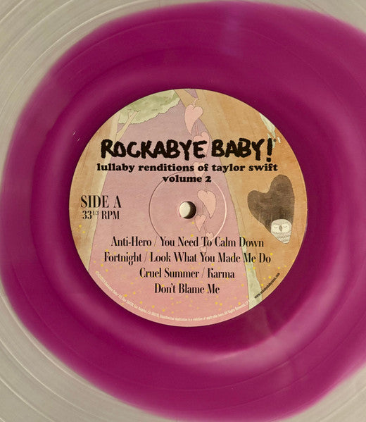 Steven Charles Boone : Rockabye Baby! Lullaby Renditions Of Taylor Swift Volume 2 (LP, Album, Cle)