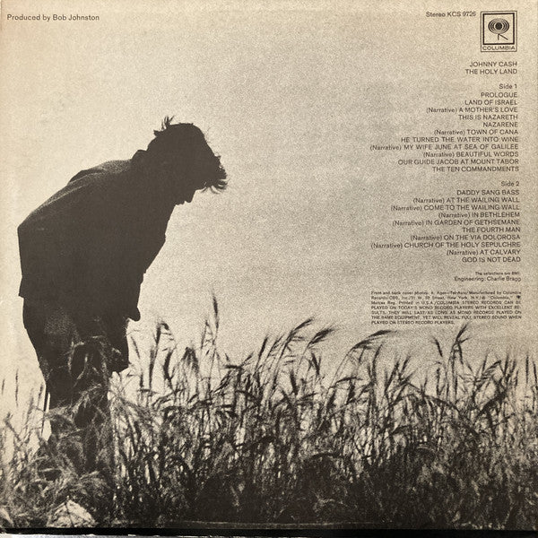 Johnny Cash : The Holy Land (LP, Album, 3D )