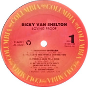 Ricky Van Shelton : Loving Proof (LP, Album, Car)