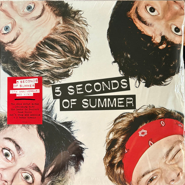 5 Seconds Of Summer : 5 Seconds Of Summer (LP, Album, RE, Red)