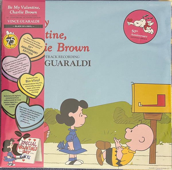 Vince Guaraldi : Be My Valentine, Charlie Brown (Original Soundtrack Recording) (LP, Album, Bioplastic, RM, 50t)