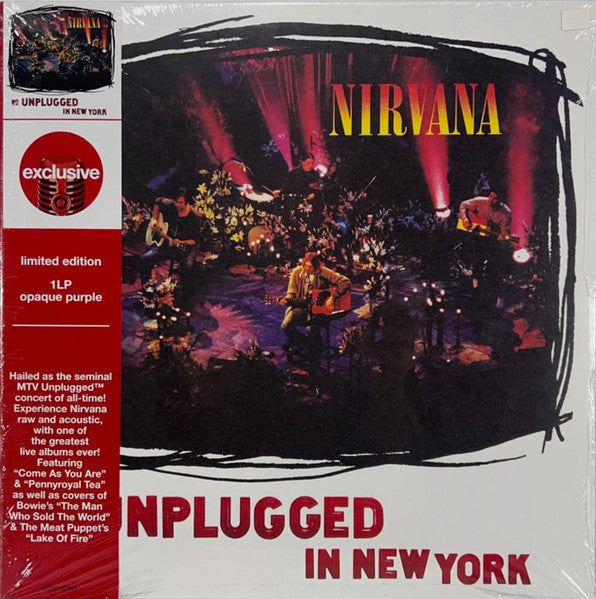 Nirvana : MTV Unplugged In New York (LP, Album, RE, Opa)