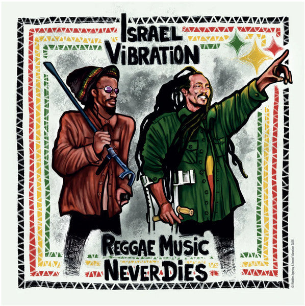 Israel Vibration : Reggae Music Never Dies (LP, Album)