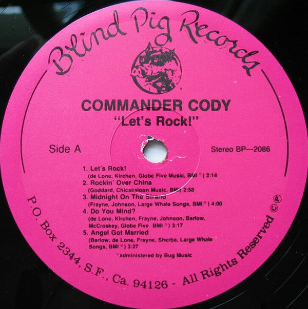 Commander Cody : Let's Rock! (LP, Album)