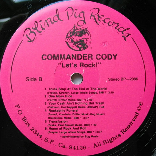 Commander Cody : Let's Rock! (LP, Album)