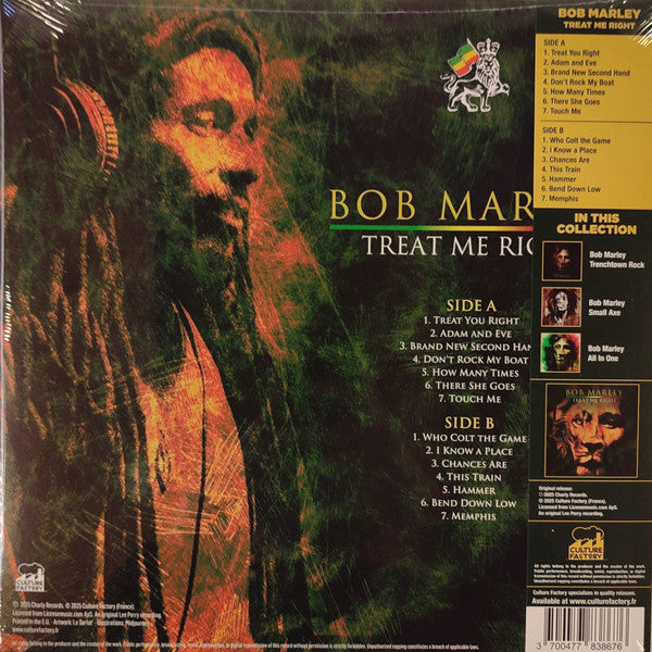 Bob Marley : Treat Me Right (LP, Comp, Ltd, Tra)