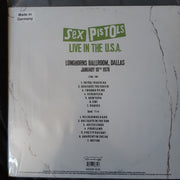 Sex Pistols : Live In The U.S.A (Longhorns Ballroom, Dallas) January 10th 1978 (LP, Album, Ltd, Whi)
