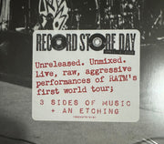 Rage Against The Machine : Live On Tour 1993 (LP + LP, S/Sided, Etch + RSD)