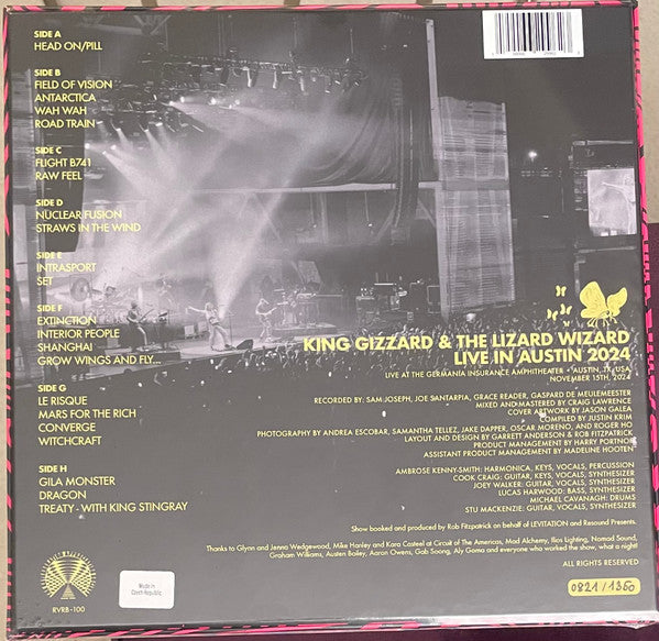 King Gizzard And The Lizard Wizard : Live In Austin '24 (Box, Album, Ltd, Num, RE, Tour, Thi + LP, Neo + LP)