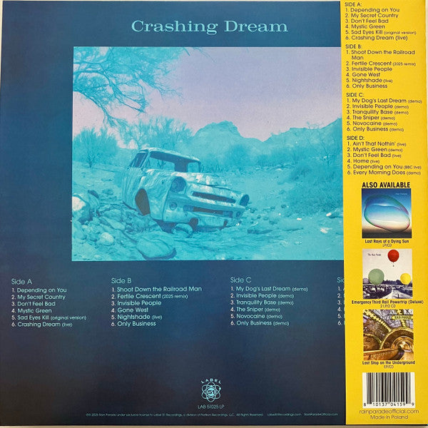 Rain Parade : Crashing Dream (LP, Blu + LP, Blu + Album, Dlx, Ltd, RE, RM)