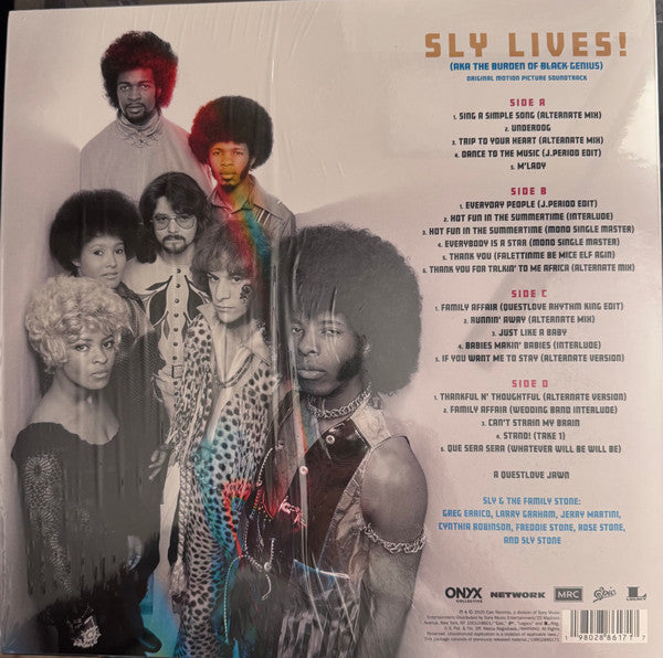 Sly & The Family Stone : Sly Lives! (AKA The Burden Of Black Genius) (2xLP, Comp)